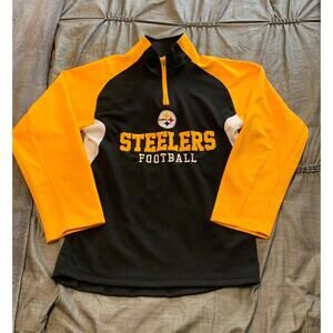 Steelers NFL youth fleece quarter zip